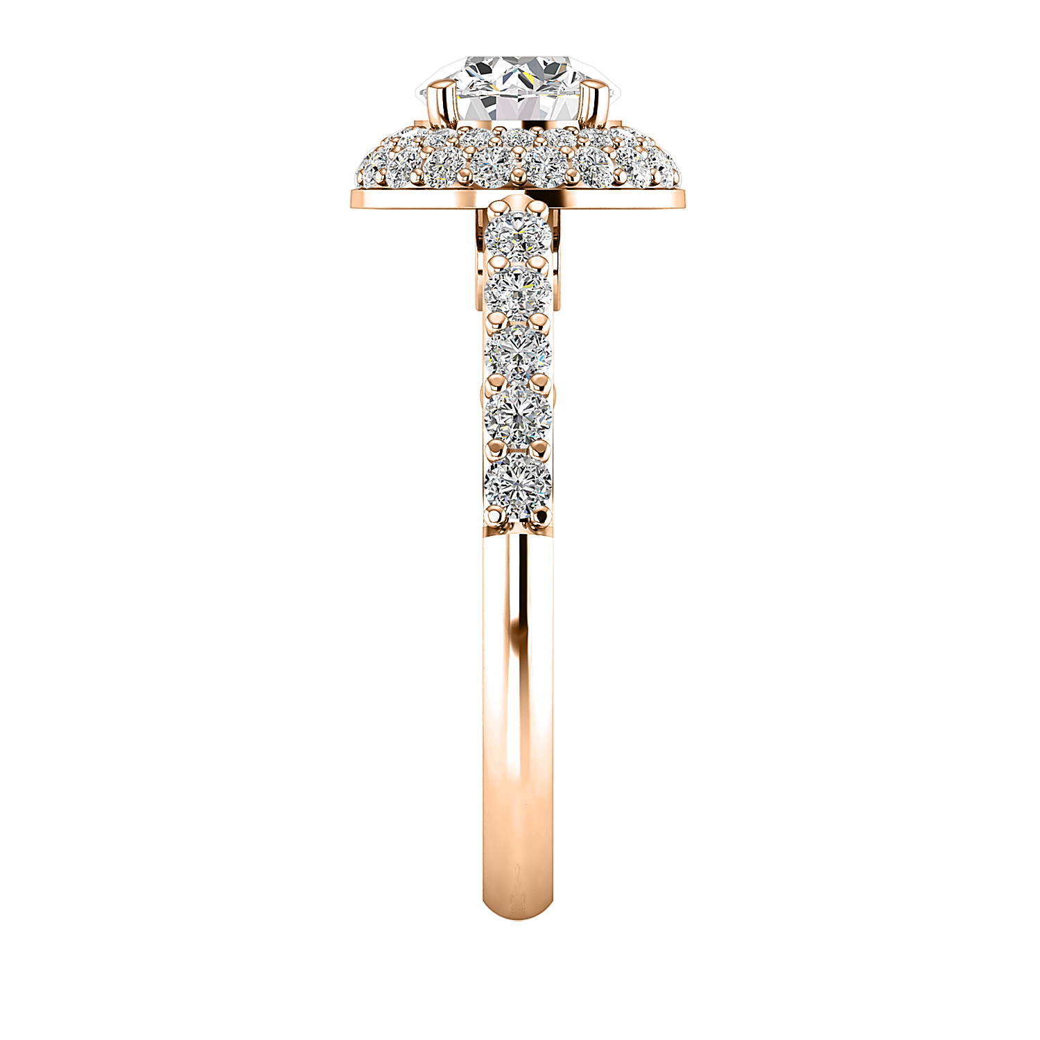 Leia Double Halo Engagement Ring